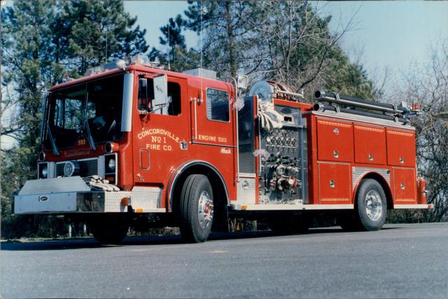 1985 Mack MC Pumper
Retired in 2000